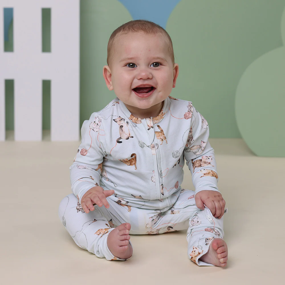 Kittens Organic Snugglesuit Convertible Romper - Image 6