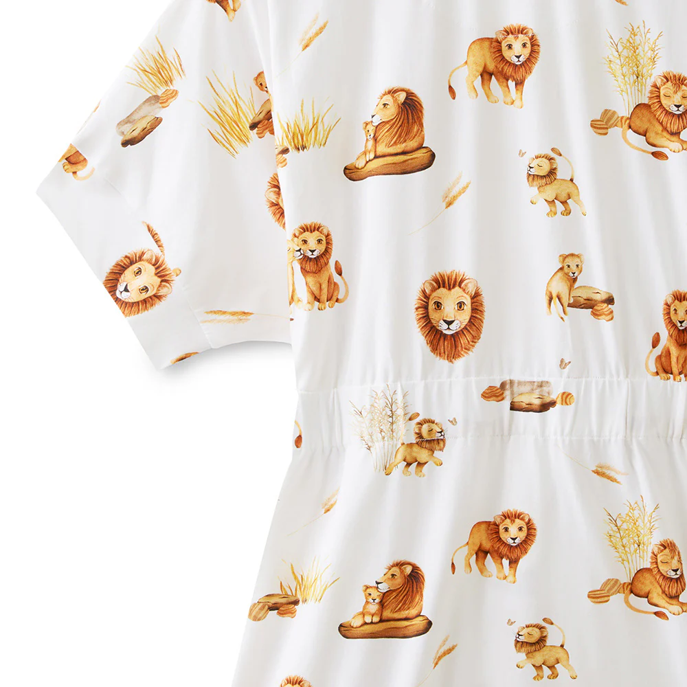 Lion Organic Maternity Robe - Image 4
