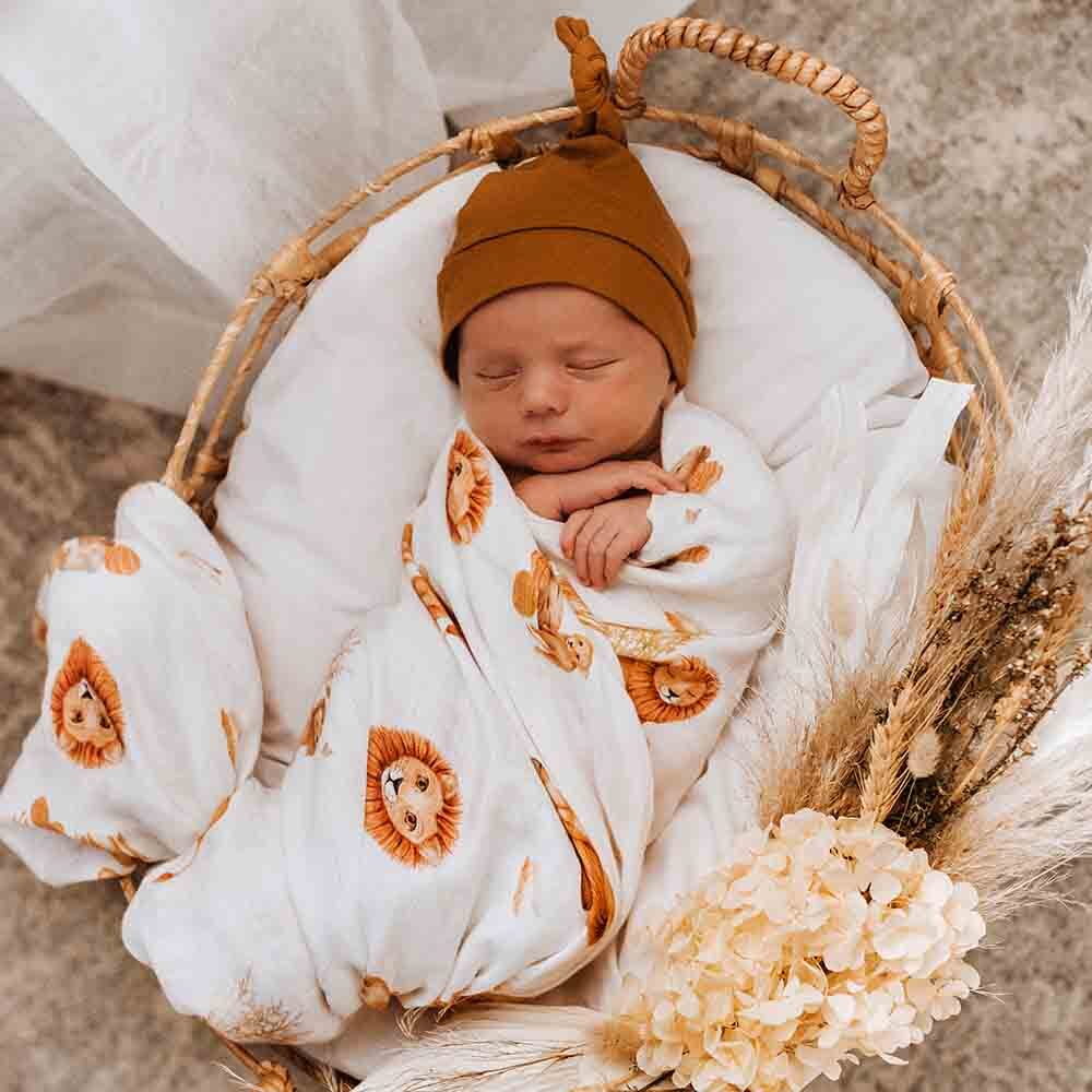 Lion Organic Muslin Wrap - Image 5