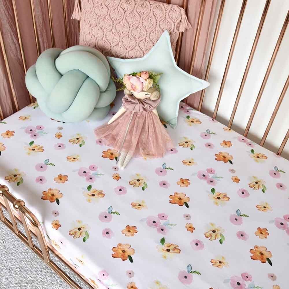 Poppy Organic Fitted Cot Sheet - Image 5
