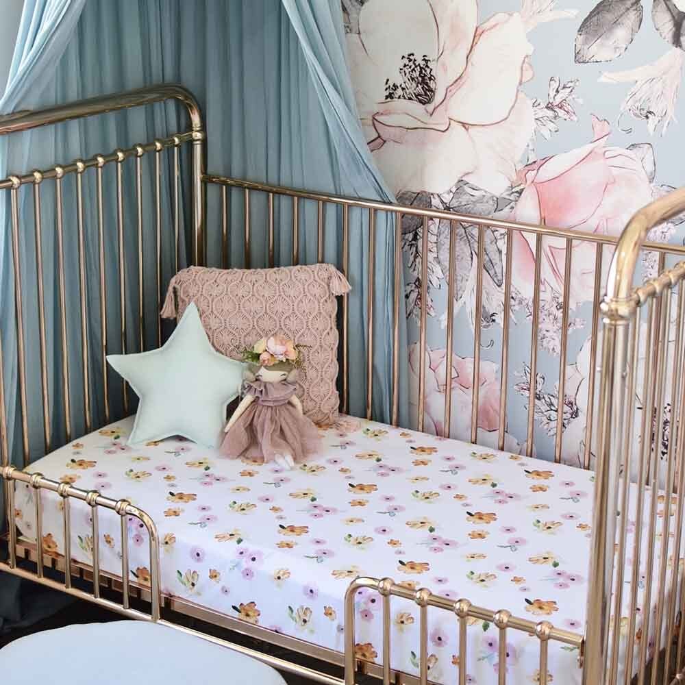 Poppy Organic Fitted Cot Sheet - Image 7