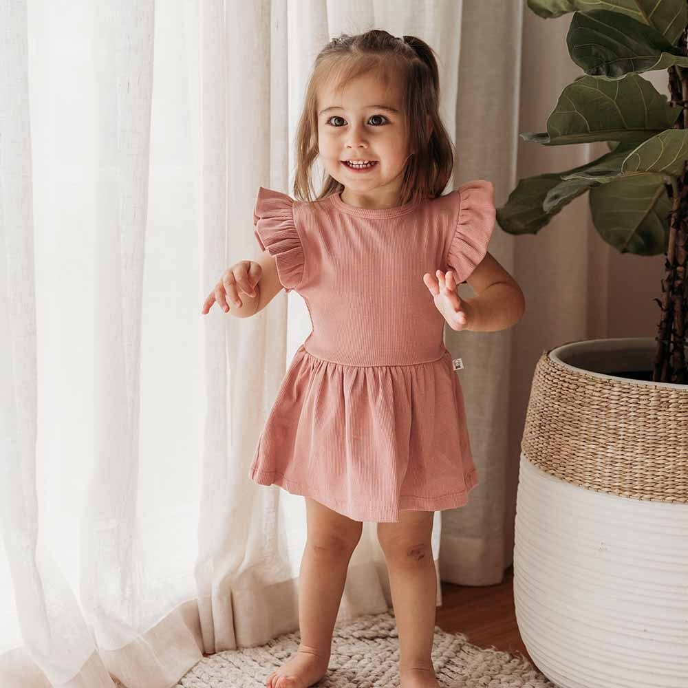 Rose Short Sleeve Organic Dress - Image 14