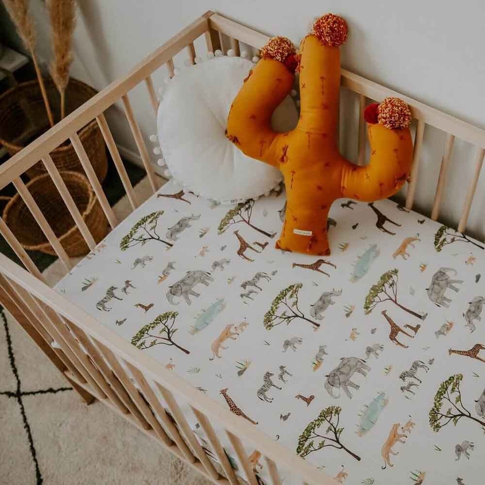 Safari Organic Fitted Cot Sheet - Image 10