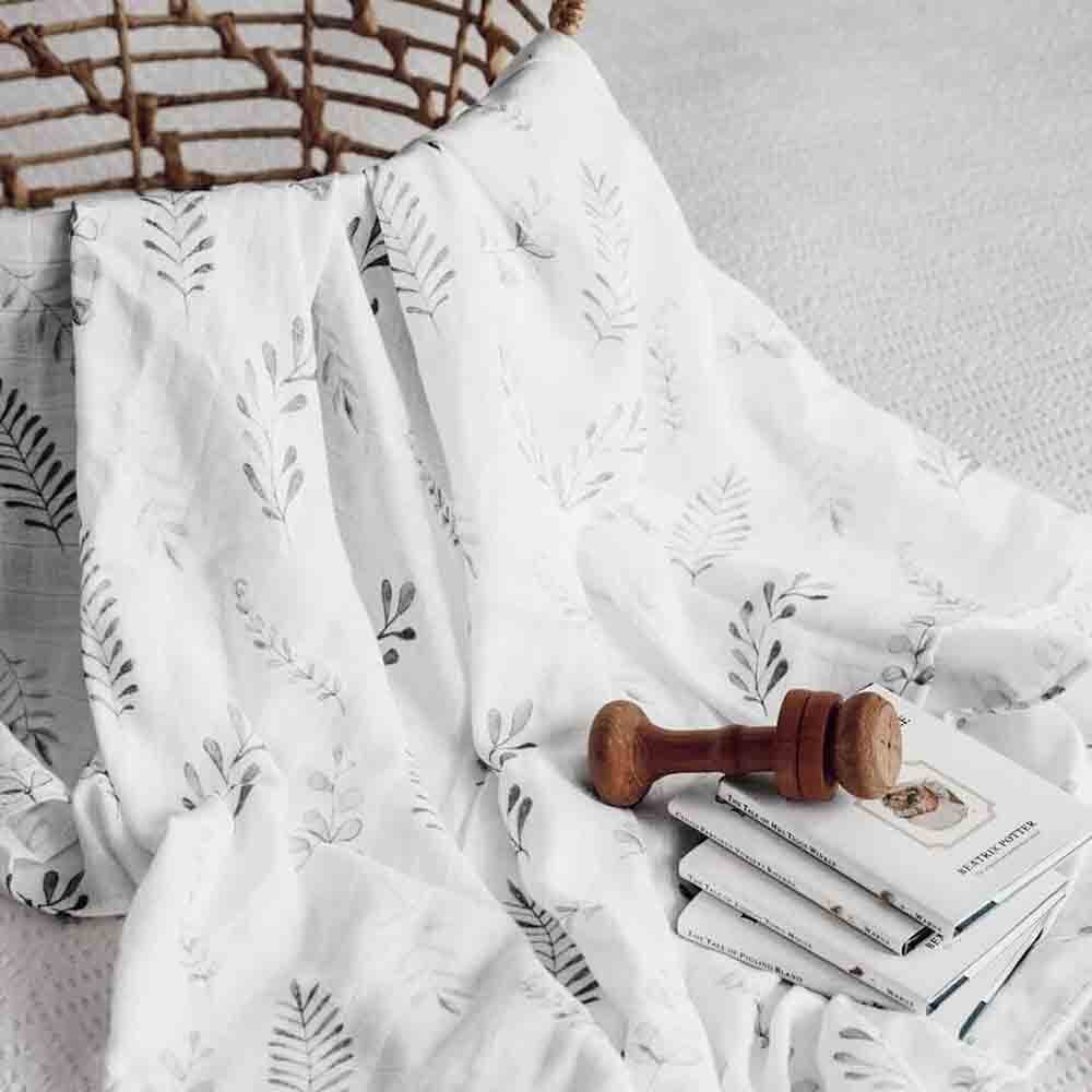Wild Fern Organic Muslin Wrap - Image 5